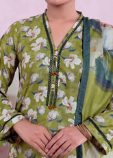 Khaas By Aizal Printed Ayudia 3 Piece Stitched Suit AL25KPA D-04